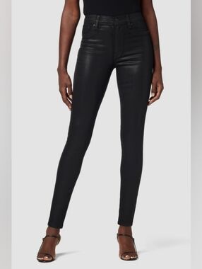 Hudson Size 34 'Barbara' High Waist Super Skinny Jeans